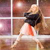 Denali Outerwear Child Classic Black Coat with fur and Keychain Detail