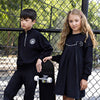 Rooie and Friends Girl Black Jumper.