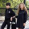 Rooie and Friends Boy Black Zip Sweatshirt