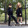 Rooie and Friends Boy Black Zip Sweatshirt