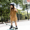 Rooie and Friends Girl Ruffle Carm/BLK Dress.