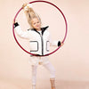Denali Outerwear Cream/Black Matte Coat with contrast taping