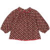 Jaya Baby Blouse - Chocolate Floral Woven