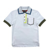 Siccinino Short Sleeve White Outline Polo