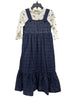 C.T.N. Eyelet Cherry Robe Navy