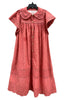 Lone Feather Solid Beauty Coral Maxi Robe