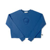 Birnham on the Sea Teen Cropped Logo English Blue Shirt
