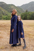 Farren and Me High Waisted Washed Blue Dress