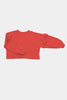 Booso Bluza Short Frill Red Sweatshirt