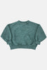 Booso Bluza Vintage Green Sweatshirt