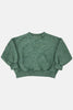 Booso Bluza Vintage Green Sweatshirt