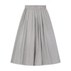 N.M Pleated Taffeta Grey Skirt