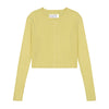 N.M Ribbed Butter Yellow Cardigan