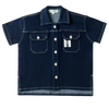 Birnham on the Sea Button Down Indigo Shirt