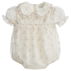 C'era Una Volta Vienna Cream Flower Romper