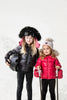Ellabee Fashions Bella Enfant Fur Down Rasberry/Pink Lining Jacket.