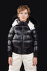 Ellabee Fashions Fur Accent Lining Black/White Bomber.