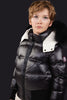 Ellabee Fashions Fur Accent Lining Black/White Bomber.