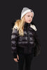 Ellabee Fashions Fur Accent Lining Black/White Bomber.