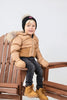 Ellabee Fashions Bella Enfant Fur Down Cappucino/Corduroy Jacket