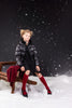 Ellabee Fashions Chloe Long Down  Black Jacket.