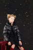 Ellabee Fashions Margot Down Black Jacket.