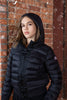 Ellabee Sephora Spring Down Matte Black Bomber