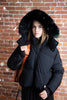 Ellabee Valentine Premium Black Fox Bomber
