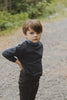 Farren and Me Oversized Turtleneck Navy Sweatshirt.