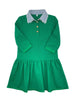 Zaloo Kelly Green Pique Polo Dress