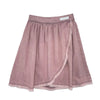 Zaloo Lilac Washed Fringe Skirt