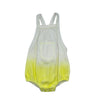 Zaloo Dip Dye Twill Lemon Romper