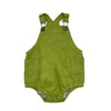 Zaloo Solid Twill Lime Romper