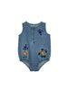 Zaloo Chambray Flower Power Romper