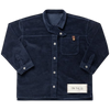 Birnham on the Sea Boy Corduroy Crossover Collar Navy Shirt