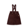Birnham on the Sea  Brick Corduroy Suspender Jumper.