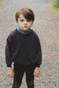 Farren and Me Oversized Turtleneck Navy Sweatshirt.