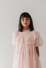 Petite Amalie S/S Poppy Lace Trim Soft Peach Dress