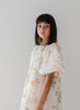 Petite Amalie Elbow Sleeve Summer Bouquet Smock Print Dress