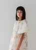 Petite Amalie Short Sleeve Summer Bouquet Smock Print Dress