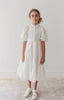 Petite Amalie White Doily Voile White Dress