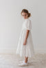 Petite Amalie White Doily Voile White Dress