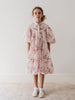 Petite Amalie Blush Orchid Linen Shirt Print Dress