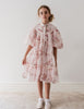 Petite Amalie Blush Orchid Linen Shirt Print Dress