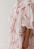 Petite Amalie Blush Orchid Linen Shirt Print Dress