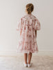 Petite Amalie Blush Orchid Linen Shirt Print Dress