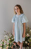 Steph by Petit Amalie Embroidered Chambray Babydoll Dress