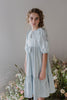 Steph by Petit Amalie Crochet Doily Chambray Dress