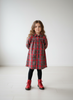 Zaloo Washed Scottish Plaid Red Dress.