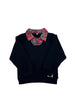 Zaloo Washed Scottish Plaid Red Polo.